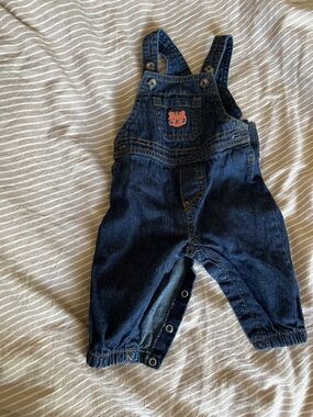 Carter's Dark Blue Denim Overalls